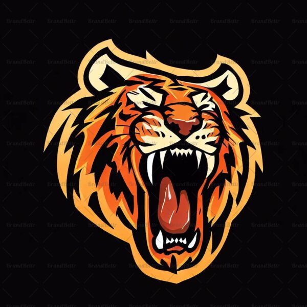 Brüllender Tiger